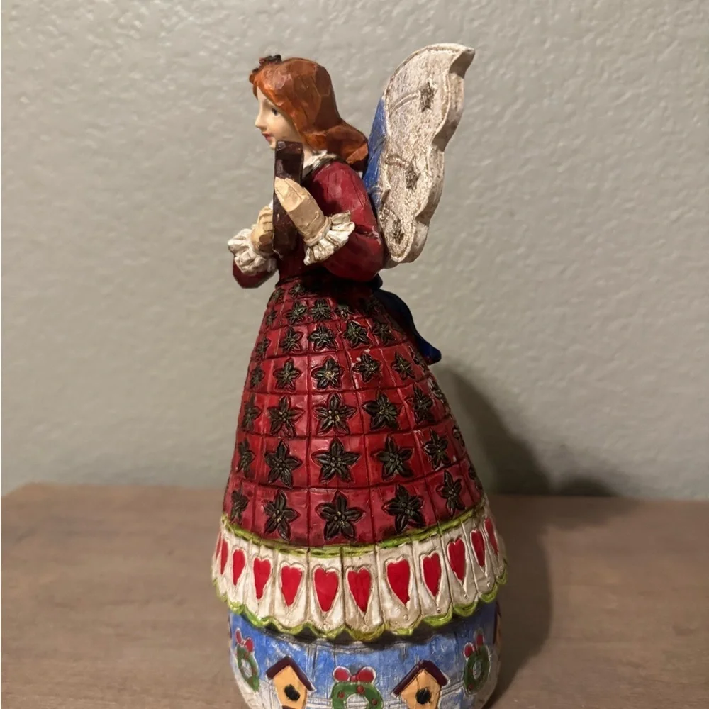 Colorful Angel Figurine with Harp